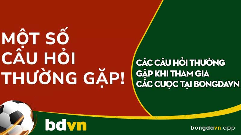 Các câu hỏi thường gặp khi tham gia cá cược tại BongdaVN