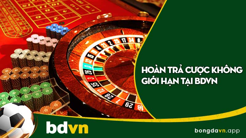 Hoàn trả cược không giới hạn tại BDVN