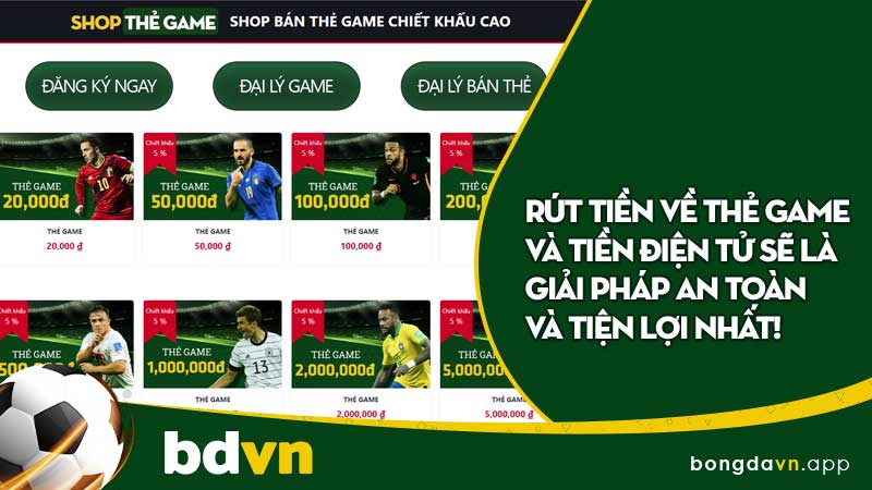 Rút tiền về Thẻ Game và Tiền điện tử (USDT) ẩn danh sẽ là giải pháp an toàn và tiện lợi nhất!